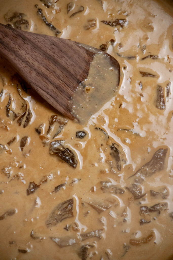 you're looking for the sauce to become thicker and glossy