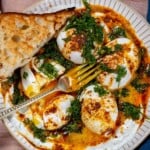 Turkish Eggs Recipe (Cilbir)