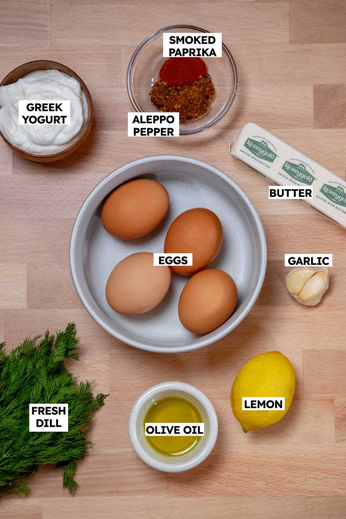 Turkish Eggs Recipe Ingredients 