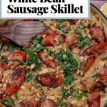 White Bean Sausage Skillet (with Swiss Chard)