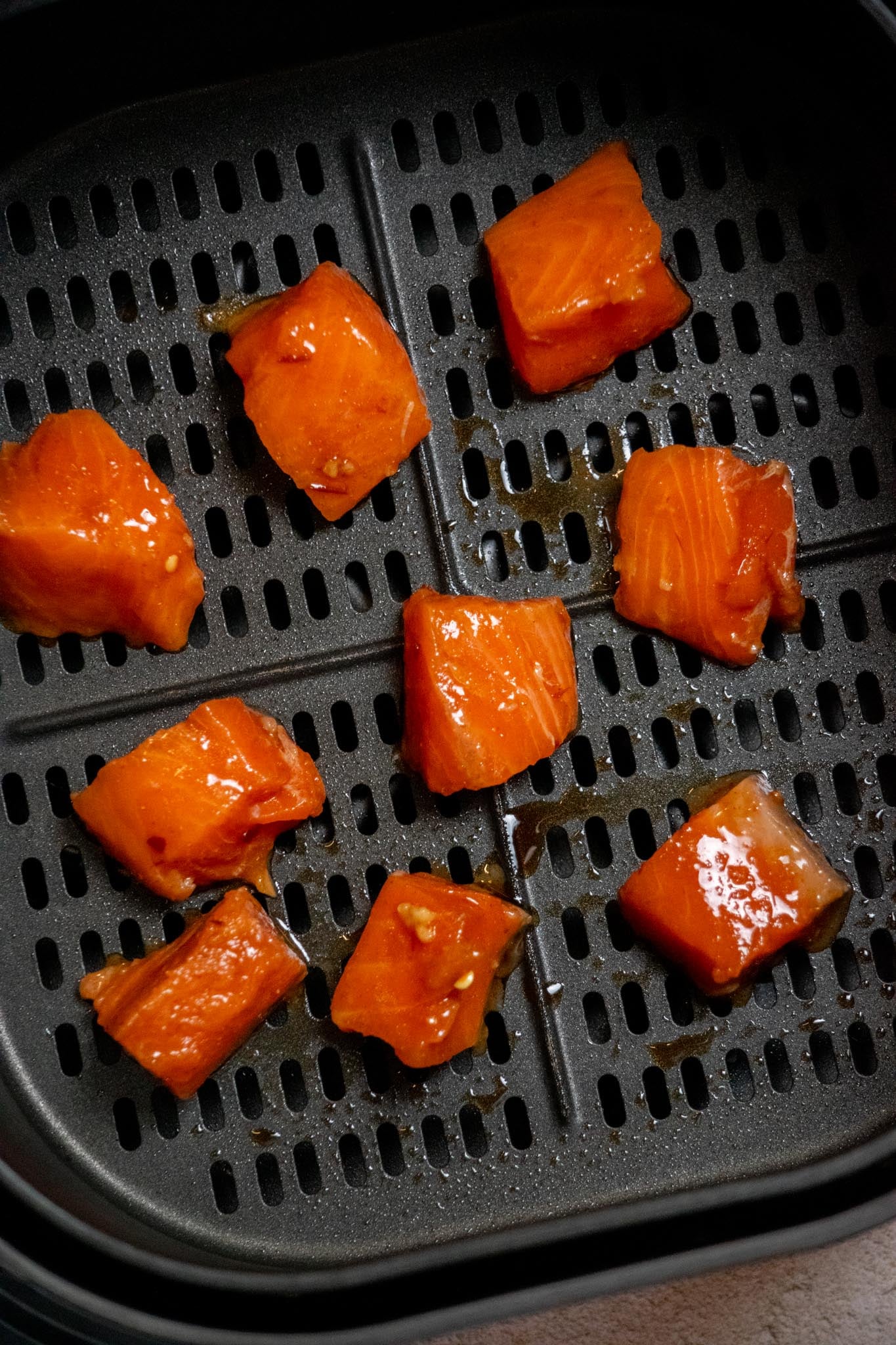 air fryer salmon bites 