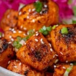 air fryer salmon bites