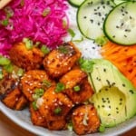 Air Fryer Salmon Bites (Cooks in 8 Minutes)
