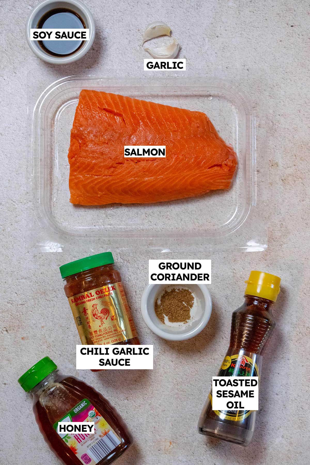 Air Fryer Salmon Bites Ingredients